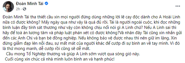 Đoàn Minh Tài nói về tình nghệ sĩ giữa lùm xùm 14 tỷ tiền từ thiện của NS Hoài Linh: “Không bảo vệ được nhau thì nên giữ im lặng” - Ảnh 1.