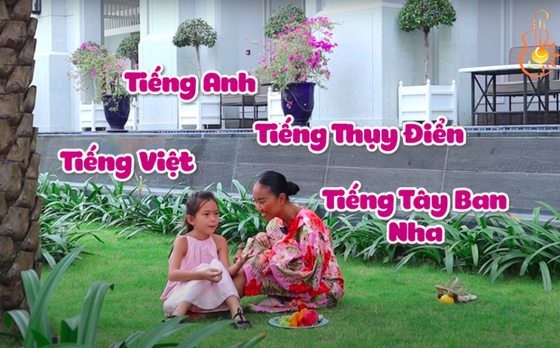 Đoan Trang chia sẻ bí quyết để con gái 7 tuổi thành thạo 4 ngôn ngữ - Ảnh 1.