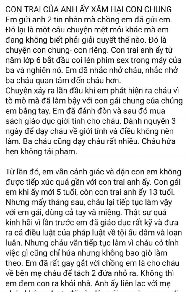 Con trai của chồng xâm hại con gái chung: Câu chuyện đang khiến những người làm cha mẹ phẫn nộ và xót xa - Ảnh 1.