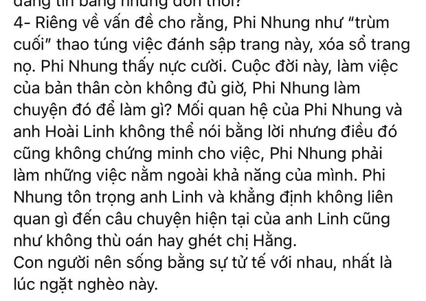 Phi Nhung lên tiếng khi bị bà Phương Hằng gọi tên: Làm rõ 3 tin đồn đang gây xôn xao, nói rõ quan hệ với Hoài Linh - Ảnh 7.
