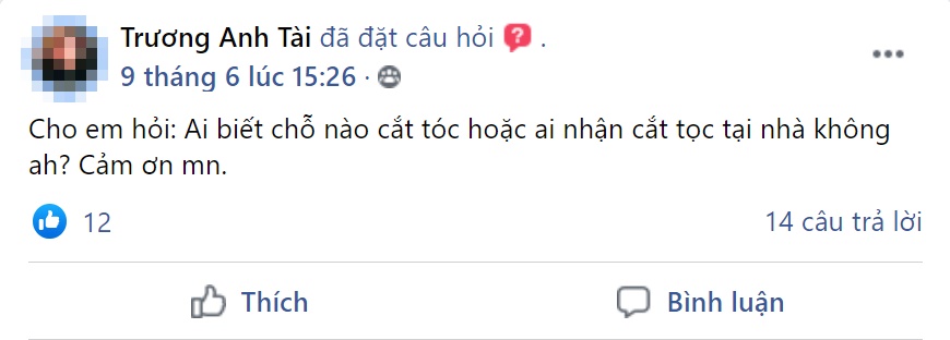 Dịch vụ cắt tóc 