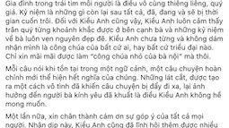 Hà Kiều Anh chính thức lên tiếng và xin lỗi khán giả về ồn ào "Công chúa triều Nguyễn"