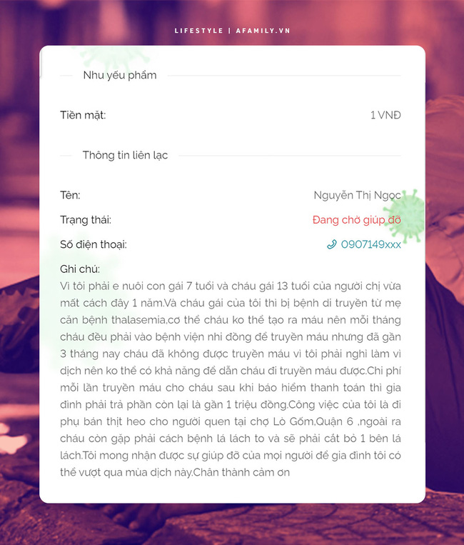 Xúc động đọc những câu chuyện trên BẢN ĐỒ CỨU TRỢ vào lúc giãn cách xã hội, bỗng dưng thấy mình còn may mắn hơn rất người!  - Ảnh 11.