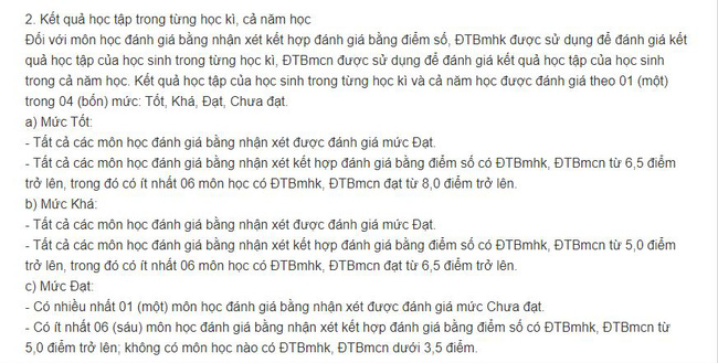 Quy định áp dụng từ ngày 5/9: Bỏ tính điểm trung bình tất cả môn ở bậc THCS và THPT, không chấm điểm nhiều môn - Ảnh 4.