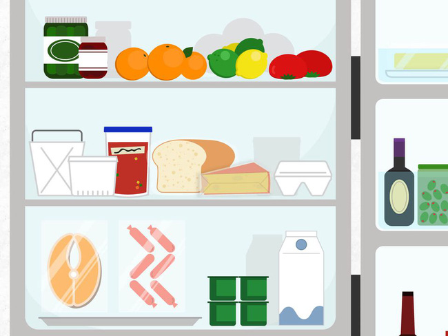Mẹo cơ bản để tận dụng tối đa không gian tủ lạnh để  lưu  trữ  thực  phẩm - Ảnh 3.