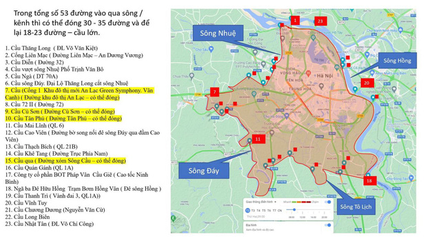 NÓNG: Chi tiết danh sách các vùng đỏ tại Hà Nội tiếp tục giãn cách xã hội theo Chỉ thị 16 đến 6h ngày 21/9 - Ảnh 2.