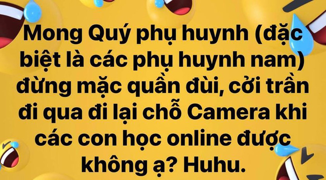 Con đang học online thì ông bố lướt qua camera, cô giáo xem xong đỏ mặt tía tai  - Ảnh 1.