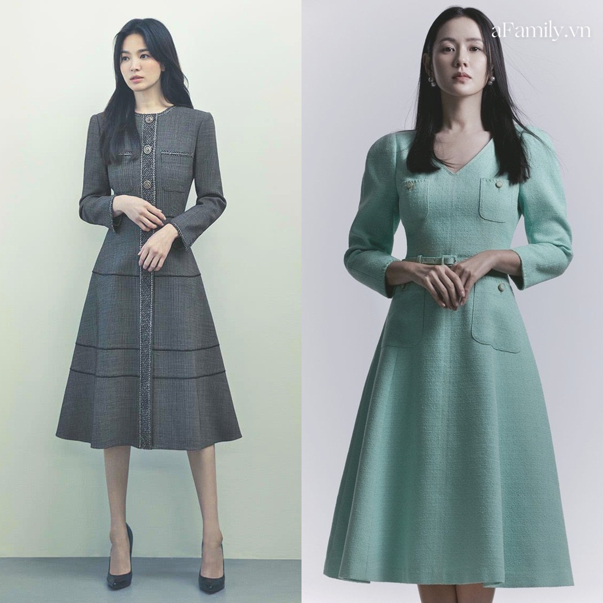 Song Hye Kyo Son Ye Jin làm mẫu đồ công sở Thu Đông - Ảnh 3.