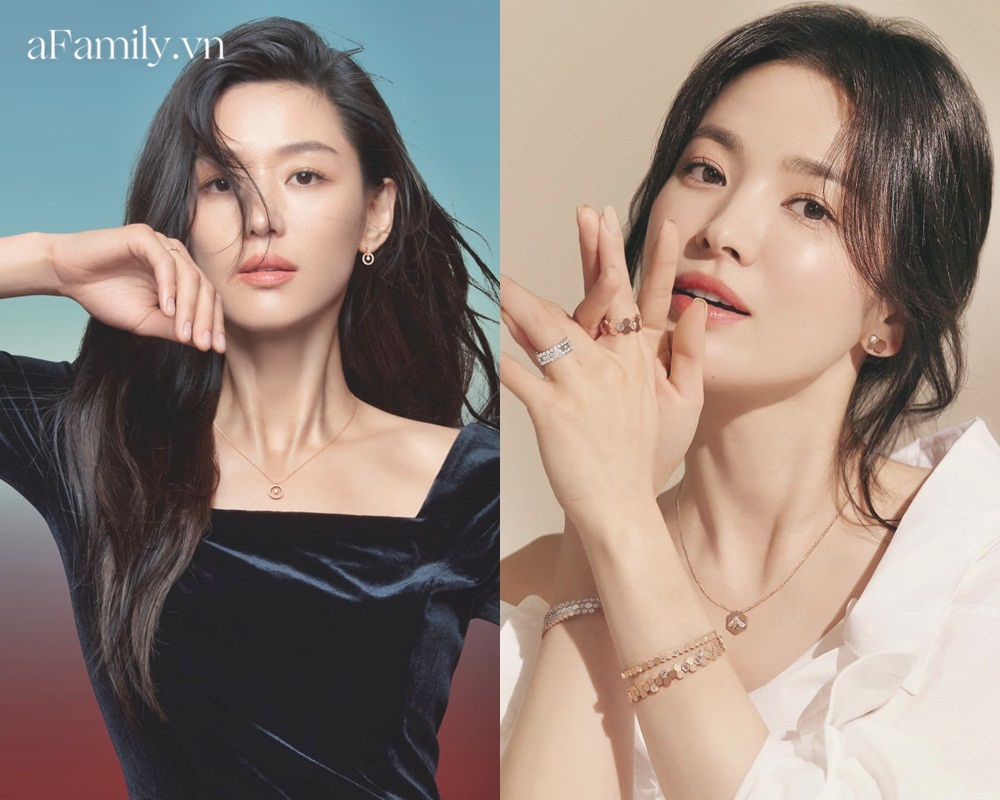 So kè Song Hye Kyo Jeon Ji Hyun khi quảng cáo trang sức: Đẹp đến mê mẩn nhưng ai sang chảnh hơn? - Ảnh 1.