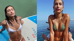 Vợ siêu mẫu của Justin Bieber tung loạt ảnh diện bikini nóng bỏng
