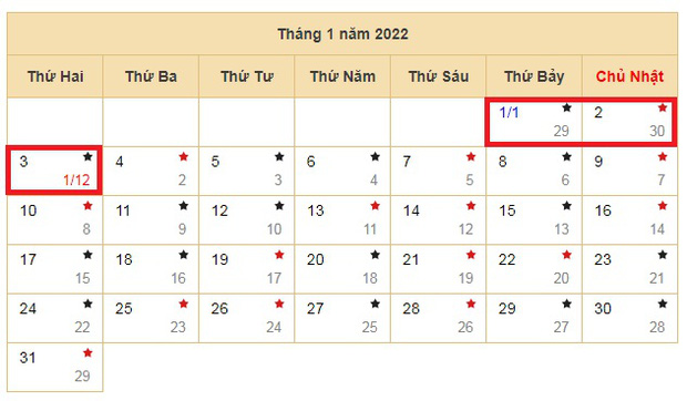 Tết Dương lịch 2022 được nghỉ mấy ngày? - Ảnh 1.