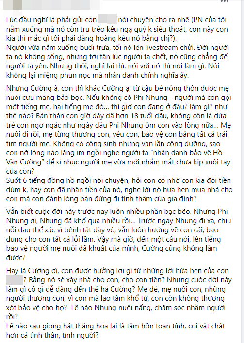 Vy Oanh chỉ trích một nữ đại gia là ác nhân vì khơi lại lùm xùm tiền bạc của Phi Nhung - Hồ Văn Cường  - Ảnh 2.