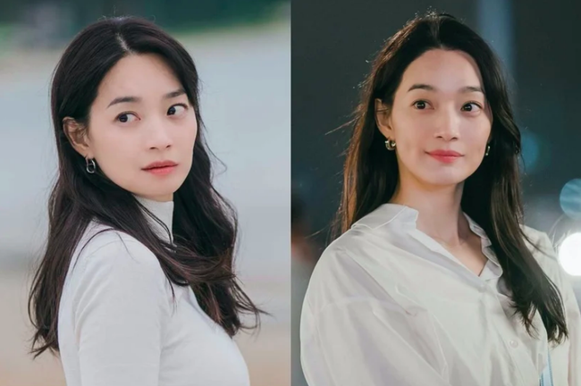 Kiểu tóc xoăn buông lơi của Song Hye Kyo và Shin Min Ah: Sóng tóc tự nhiên như không giúp nàng U40 hack tuổi khéo léo - Ảnh 4.