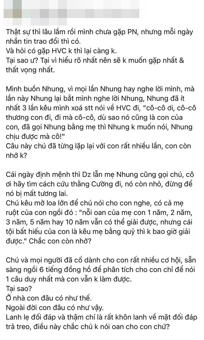 Hồ Văn Cường tiếp tục bị phía Phi Nhung tố 