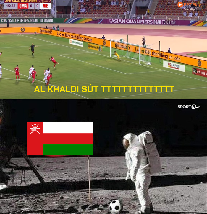 Những hình ảnh troll hài hước về trận đấu căng thẳng giữa ĐT Oman và ĐT Việt Nam - Ảnh 2.
