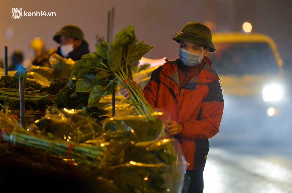 Chợ hoa lớn nhất Hà Nội ngày 20/10: Người dân ùn ùn đi mua hoa khiến cả đoạn đường ùn tắc dài trong đêm - Ảnh 13.