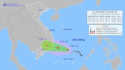 Áp thấp nhiệt đới đang mạnh lên thành bão, hướng thẳng vào khu vực Khánh Hòa - Ninh Thuận