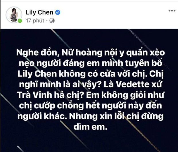 BIẾN CĂNG: Lily Chen gay gắt chửi 1 nữ hoàng nội y cướp chồng hết người này đến người khác, Ngọc Trinh bị réo tên! - Ảnh 2.