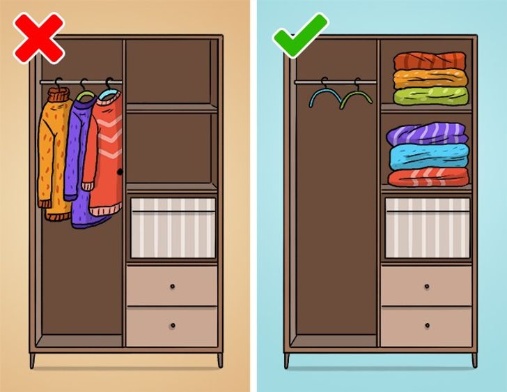 10 sai lầm khi sắp xếp tủ quần áo mà đến 90% chị em đều mắc phải nhưng không hề hay biết - Ảnh 5.