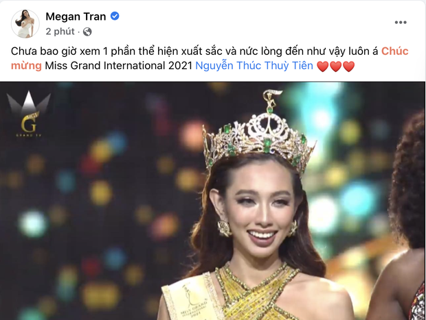 Quốc Trường, Phương Khánh và dàn sao Việt vỡ oà trước chiến thắng mỹ mãn của Tân Miss Grand Thuỳ Tiên - Ảnh 8.