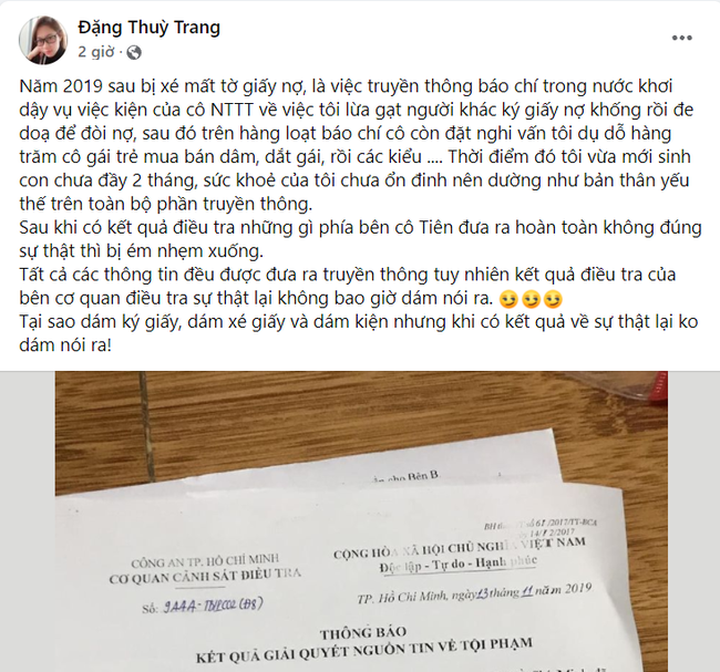 Nóng: Chị gái Đặng Thu Thảo tung toàn bộ kết quả điều tra của công an và tin nhắn vay nợ của Hoa hậu Thùy Tiên - Ảnh 5.