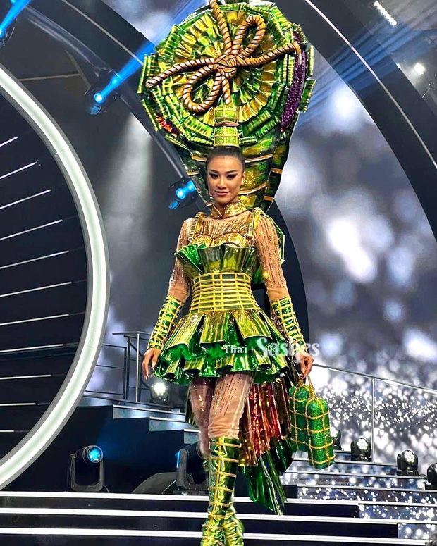 Ai Tét Hông??? được chọn là trang phục dân tộc đẹp nhất Miss Universe 2021 - Ảnh 2.