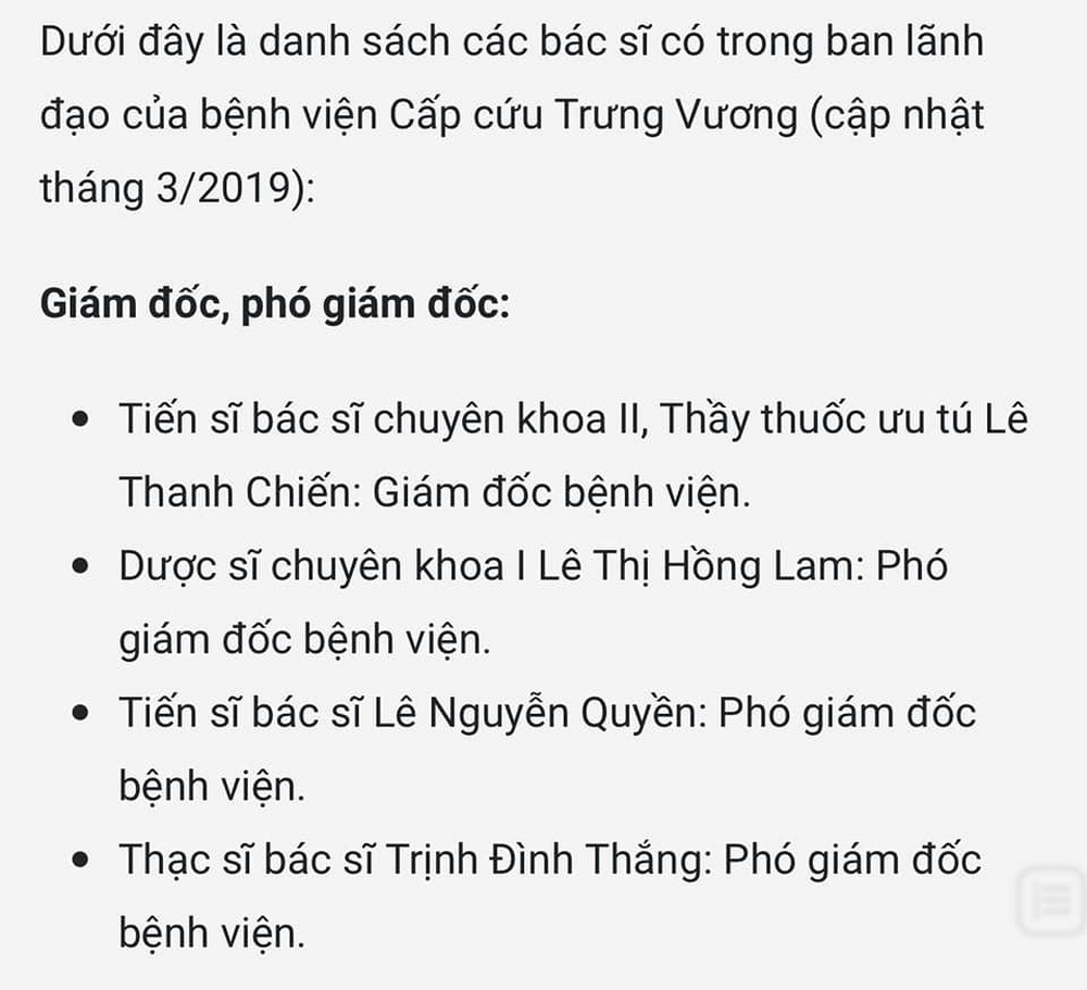 Vụ bé 8 tuổi bị bạo hành: BV Trưng Vương đăng đính chính tin đồn nhưng lại xóa ngay sau đó - Ảnh 1.