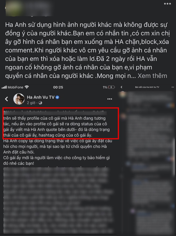 Hà Anh bị tố sử dụng hình ảnh cá nhân trái phép, có thái độ ngoan cố và block luôn chính chủ? - Ảnh 4.