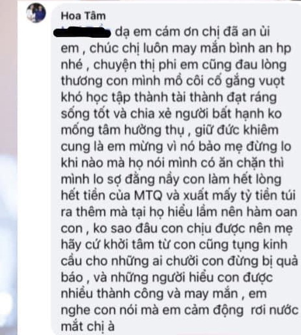 Mẹ ruột tiết lộ câu nói của Thuỷ Tiên khi vướng lùm xùm từ thiện: Con làm hết lòng, hết tiền của mạnh thường quân và xuất mấy tỷ tiền túi ra thêm mà họ hàm oan con - Ảnh 2.