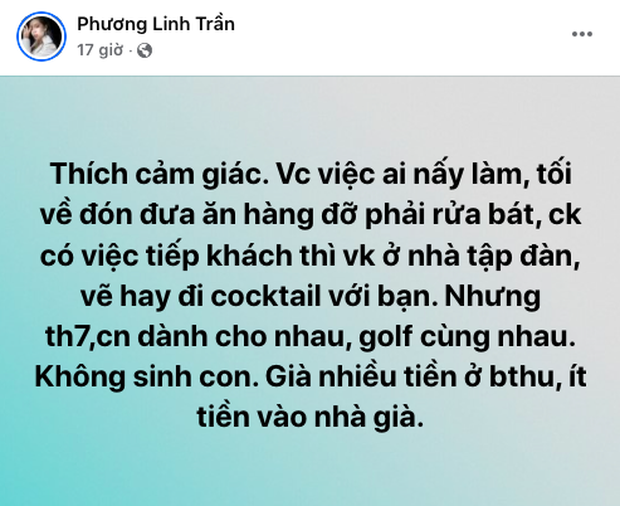 Bùng nổ tranh cãi quan điểm của Phương Linh: Không sinh con, già nhiều tiền ở biệt thự, ít thì vào nhà già - Ảnh 1.