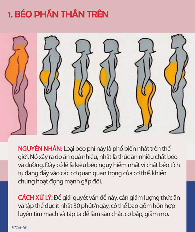 Nếu thấy mình có vẻ béo, hãy xem hình dưới đây để biết thừa mỡ ở chỗ nào trên cơ thể và cách xử lý chúng nhanh nhất có thể - Ảnh 1.