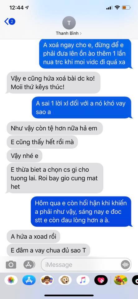 Cô gái tố Thanh Bình lăng nhăng đăng loạt bằng chứng phản pháo: 