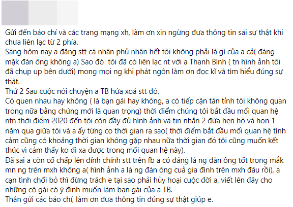 Cô gái tố Thanh Bình lăng nhăng đăng loạt bằng chứng phản pháo: 