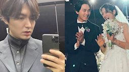 Lee Min Ho diện đồ bảnh bao tới dự đám cưới Park Shin Hye, còn nhắn nhủ lời nói cực ngọt tới cô dâu