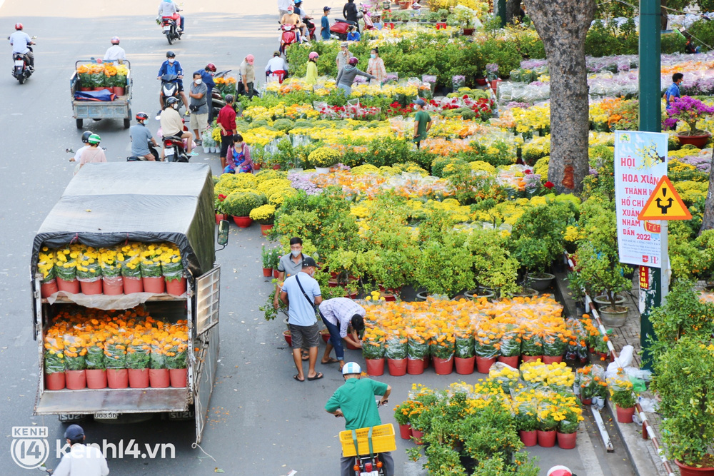 Đại hạ giá sáng 29 Tết mà người dân chỉ đến xem hoa, tiểu thương ngậm ngùi cắt cành than thở: Chưa năm nào ế như năm nay - Ảnh 5.