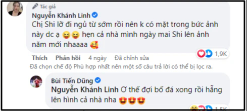 Gia đình cầu thủ Bùi Tiến Dũng và Khánh Linh đón Tết muộn nhưng ai cũng lung linh  - Ảnh 3.