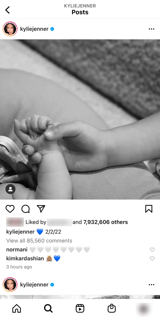 Kylie Jenner hạ sinh con thứ 2 đúng ngày 2/2/2022, vợ Justin Bieber và gần 8 triệu người phát sốt vì ảnh đầu tiên của bé - Ảnh 2.