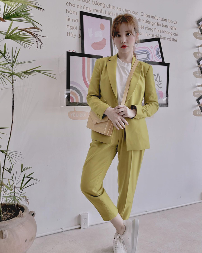 Tưởng blazer cứ mặc là đẹp, ai dè Hari Won diện toàn "sến không lối thoát" - Ảnh 6.