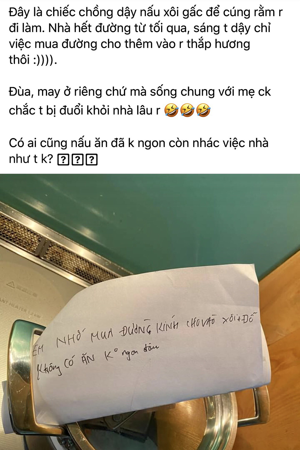 Vợ lên mạng khoe chồng chăm việc nhà, không ngờ lại bị dân mạng công kích - Ảnh 1.