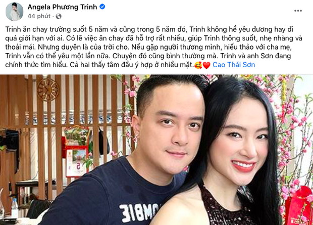 Angela Phương Trinh xác nhận chính thức tìm hiểu Cao Thái Sơn, khẳng định 5 năm ăn chay chưa đi quá giới hạn với ai - Ảnh 2.