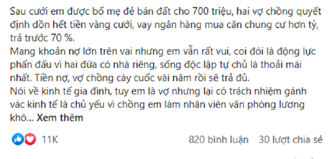 Biết chồng lập kế hoạch 