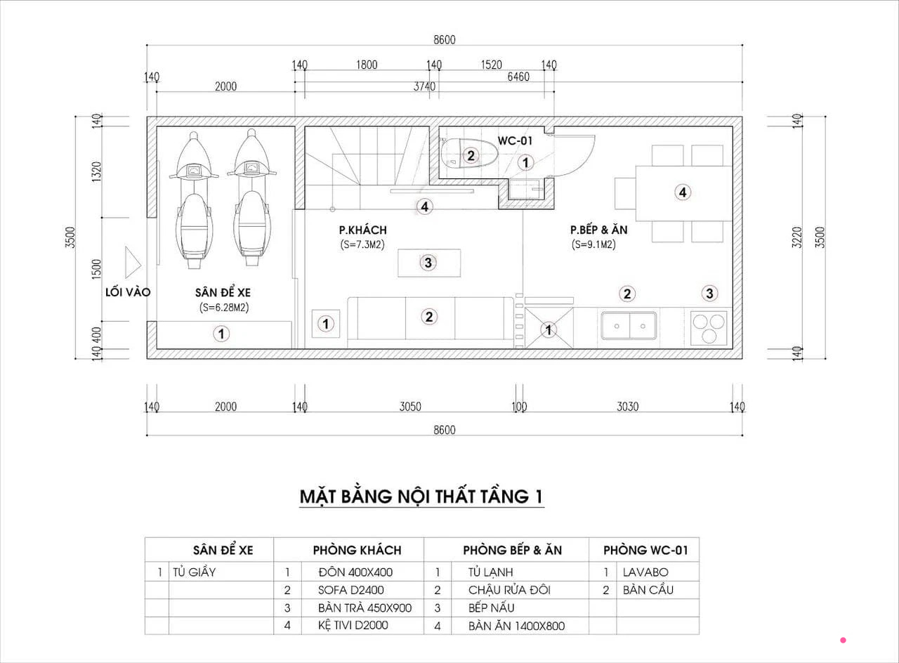 Tư vấn thiết kế nhà ống hẹp với diện tích 30m² cho gia đình 5 người ở đủ sáng và hợp phong thủy - Ảnh 1.