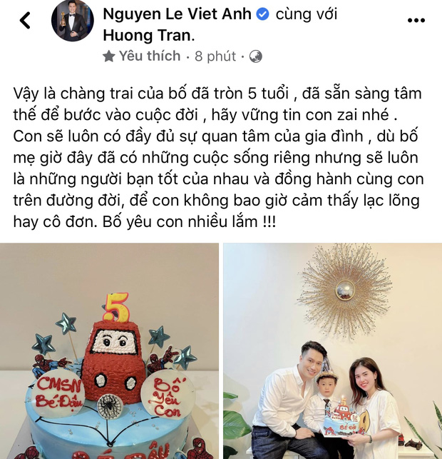 Việt Anh hội ngộ vợ cũ tổ chức sinh nhật cho quý tử, khẳng định chắc nịch 1 điều hậu ly hôn? - Ảnh 2.