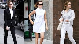 Rất giàu sang nhưng Emma Watson có street style cực đơn giản, chỉ toàn màu trung tính