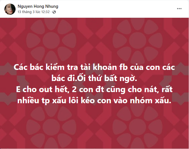 Vợ Xuân Bắc âm thầm làm một điều sau 3 ngày ồn ào vụ đưa chuyện nhạy cảm của con lên mạng - Ảnh 2.