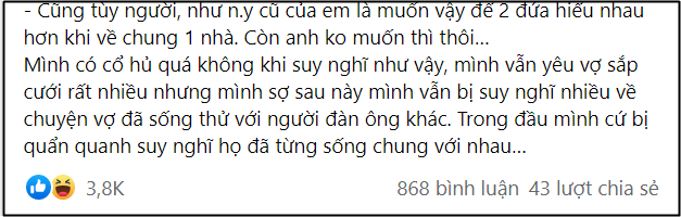 Trước ngày cưới, chồng bàng hoàng phát hiện vợ từng 