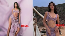 Ngọc Trinh lại "muối mặt" vì bị người trong ngành mắng thẳng "mặc đồ nhái rẻ tiền", bắt chước Kendall Jenner