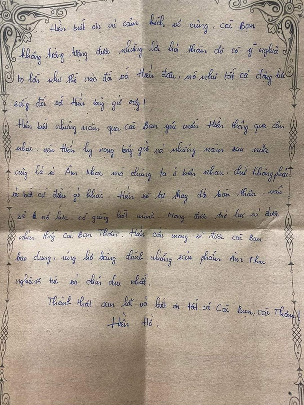 Xôn xao hình ảnh bức thư tay của Hiền Hồ, tiết lộ chi tiết thời điểm xảy ra scandal đời tư - Ảnh 3.
