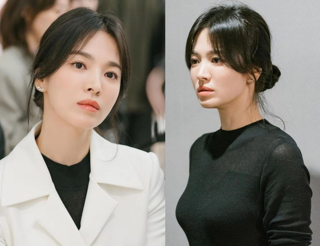 4 kiểu tóc mái của Song Hye Kyo: Siêu trẻ xinh, không sợ lệch pha với tuổi 30+ - Ảnh 2.