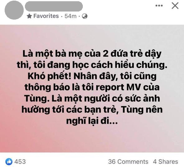 Dư luận phẫn nộ: Dù chỉ là một đứa trẻ bắt chước theo cái kết của MV đã là quá kinh hãi rồi, phải không Tùng? - Ảnh 6.